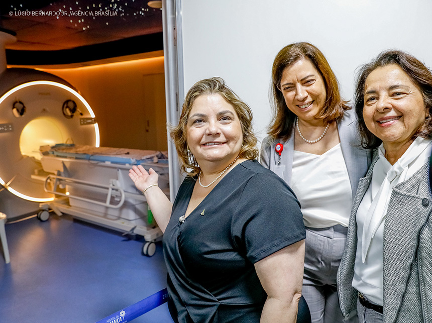 Com novo aparelho de ressonância magnética, HCB pode realizar até 3,6 mil exames por ano