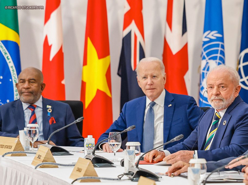 G7: Lula defende participação de países emergentes na governança global