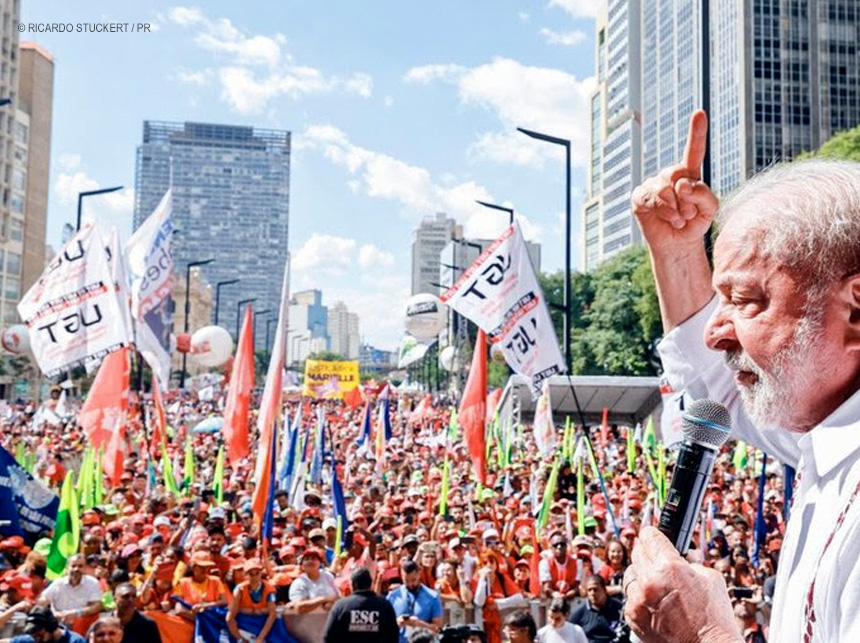 Com trabalhadores, Lula diz que amplo programa de investimento em infraestrutura vai gerar emprego e renda