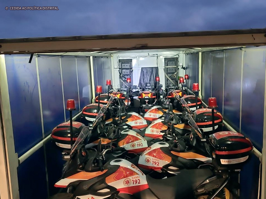 Foi agorinha! SAMUDF recebe motolâncias ‘novinhas em folha’