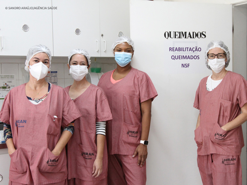 HRAN é referência no atendimento a vítimas de queimaduras