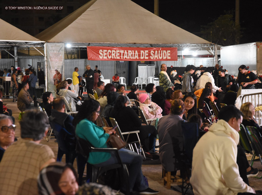 Saúde imuniza 1.200 pessoas contra influenza durante Pentecostes em Taguatinga