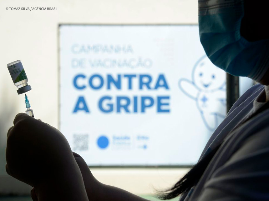 Ministério da Saúde amplia vacinação contra gripe para todos com mais de 6 meses