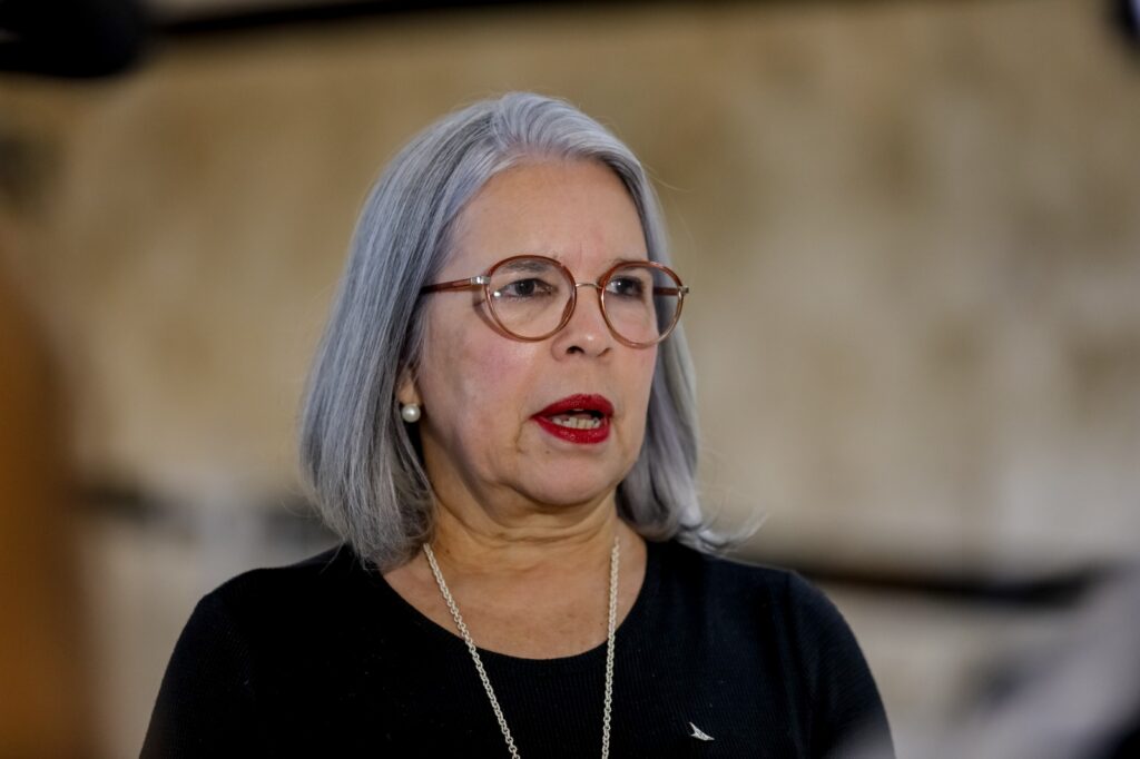 A secretária de Educação, Hélvia Paranaguá, pedirá a diretores a relação de professores que aderiram à greve | Foto: Joel Rodrigues/ Agência Brasília