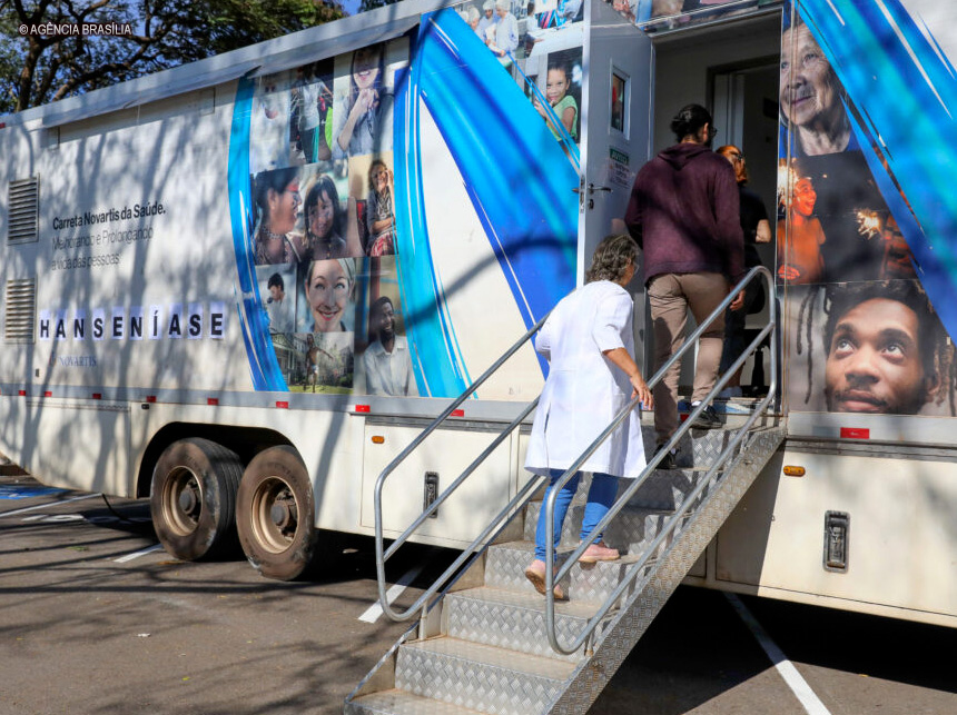 Carreta da Hanseníase chega ao Paranoá para diagnóstico da doença