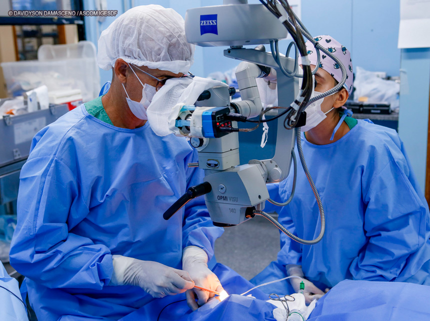 GDF volta a fazer cirurgias de retina em patologias graves de visão
