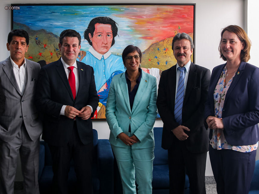 Ministro do Trabalho da Alemanha, Humbertus Heil é recebido pelo Cofen para tratar de intercâmbio de enfermeiros