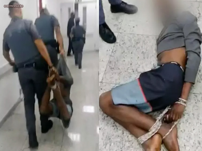 Justiça paulista aceita denúncia contra homem amarrado com cordas