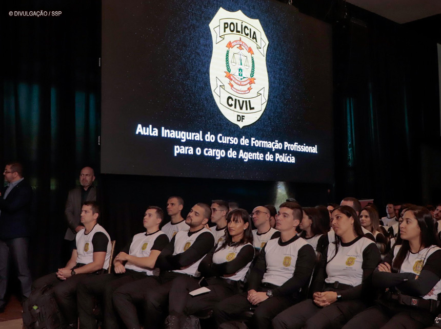 Curso vai formar 1.650 novos agentes de polícia
