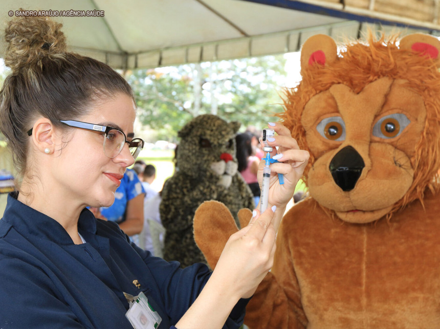 Zoológico terá vacinação no Dia das Crianças