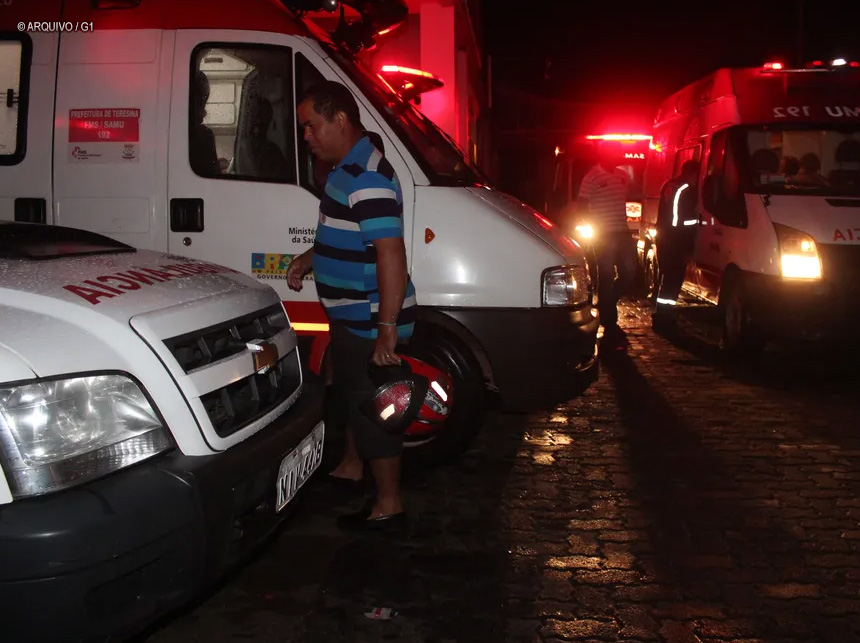 Motorista e enfermeira do SAMU de Teresina são baleados ao atender vítima. Médico dirigiu ambulância até hospital