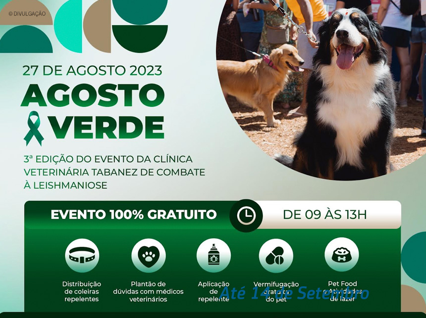 Lago Norte será palco da 3ª edição do Agosto Verde, evento de combate e prevenção à Leishmaniose