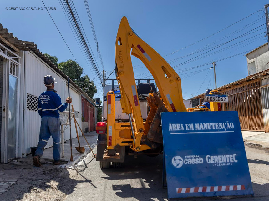 Brazlândia e Samambaia recebem vistorias para evitar vazamentos na rede de água