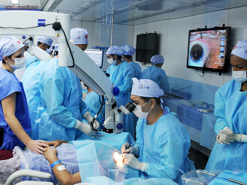 Hospitais do DF deve realizar cerca de 1.100 cirurgias oftalmológicas em pacientes do SUS