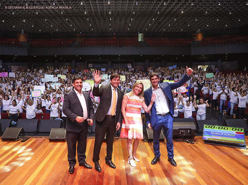 Alunos do 2º Ciclo do QualificaDF participam de aula inaugural