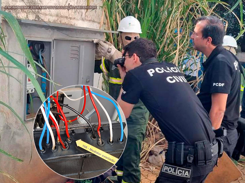 Furto de energia por empresa de reciclagem no Distrito Federal soma mais de R$ 1,1 milhão