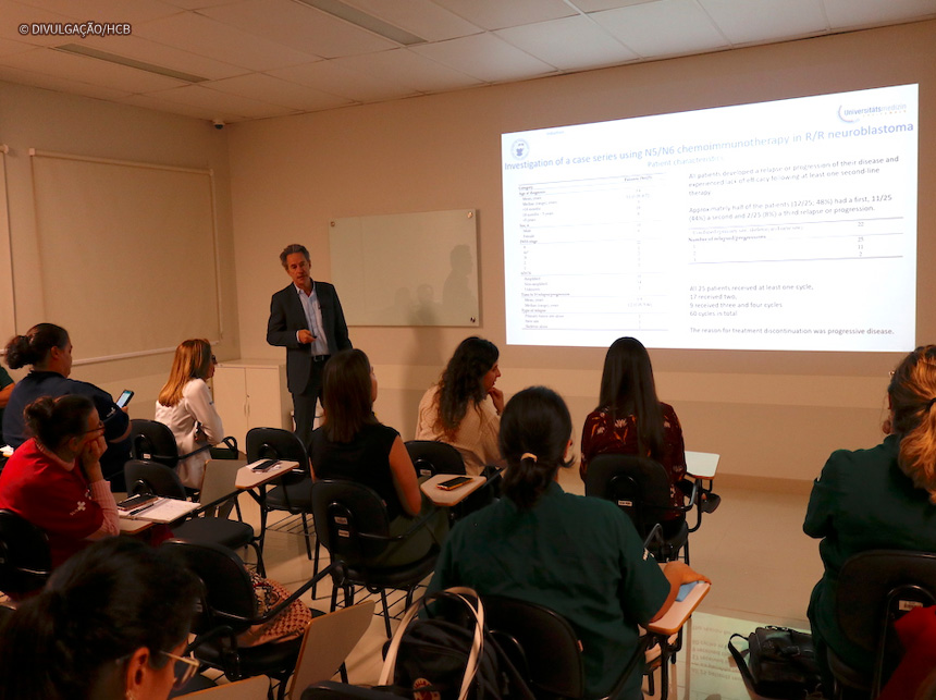 Médicos do HCB discutem novos tratamentos de neuroblastoma
