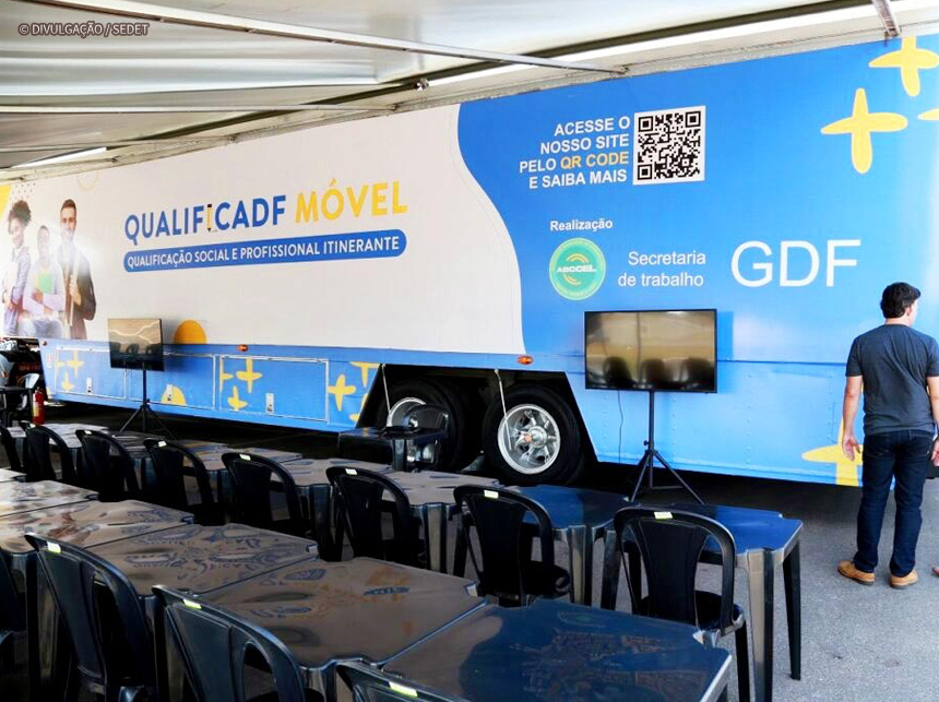 Selecionados na 2ª chamada do QualificaDF Móvel devem efetivar matrícula