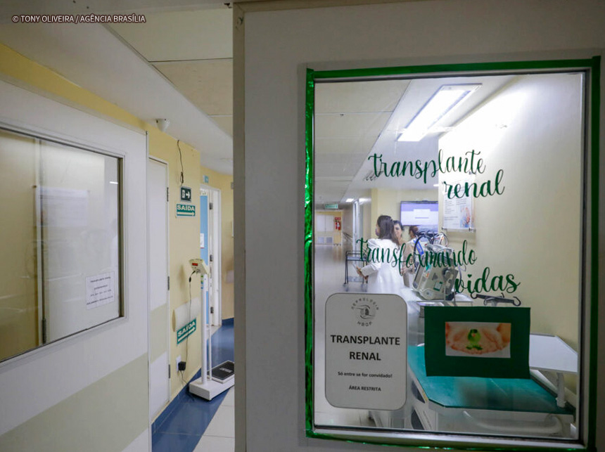 Rede pública é responsável por mais da metade dos transplantes do DF