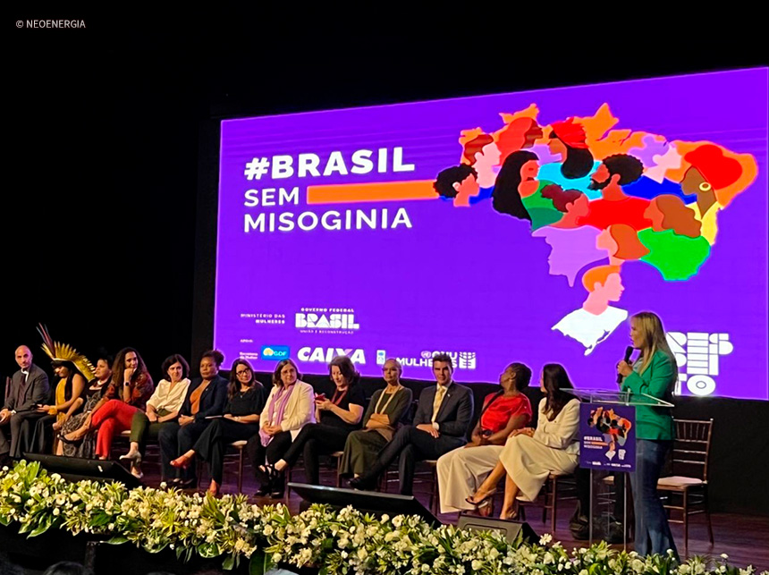 #BrasilSemMisoginia: Neoenergia é a primeira empresa do setor de energia a aderir campanha nacional