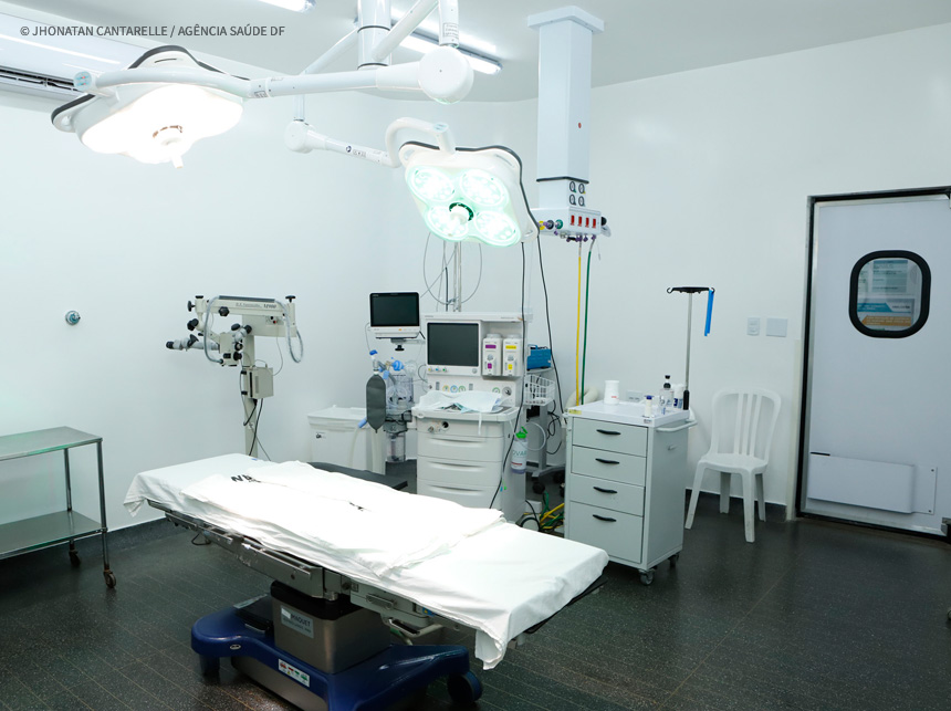 Hospital Regional da Asa Norte terá mais cinco salas de cirurgia