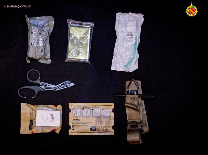 Para mais segurança, PMDF receberá kits táticos de socorro pré-hospitalar