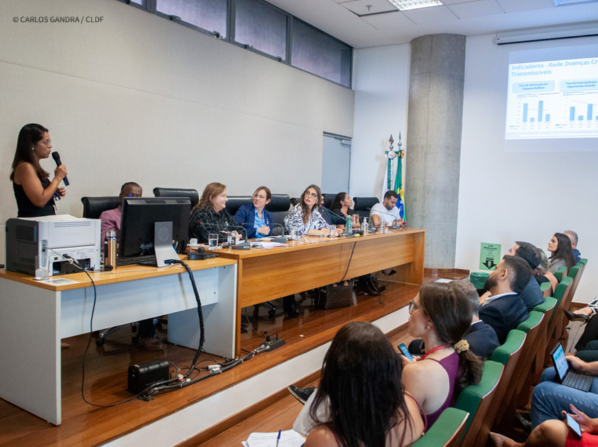 Saúde apresenta à CLDF relatório de atividades do primeiro quadrimestre de 2023