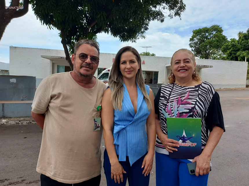 Direção do Sindate vai até HRS para resolver demandas da categoria