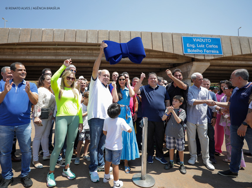Ibaneis e Celina Leão inauguram viaduto do Sudoeste