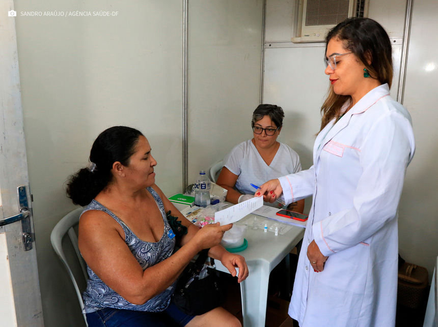 Água Quente tem cerca de 900 aferições de pressão e testes de glicemia