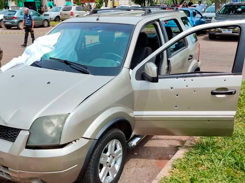 Homem é executado a tiros na porta do Hospital Regional de Santa Maria