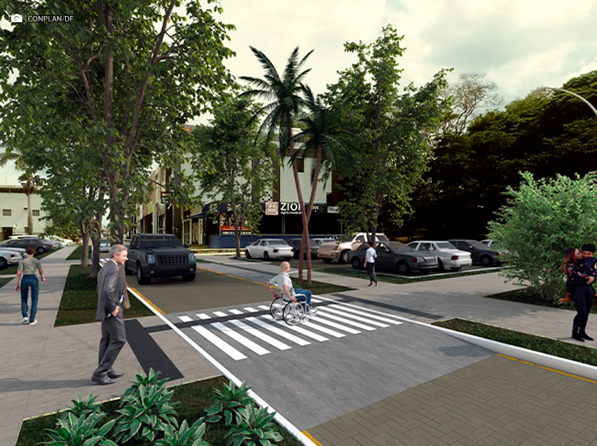 Projeto modelo para reforma da W3 Norte é aprovado