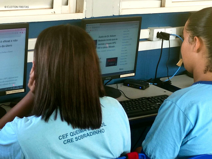 Projeto ensina alunos do DF a identificar fake news sobre vacinas