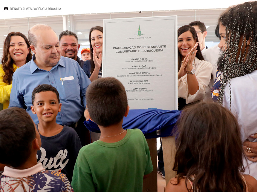 3,6 mil refeições diárias: Ibaneis inaugura novo Restaurante Comunitário de Arniqueira