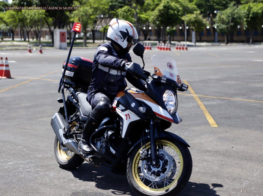 Treinamento com 26 novas motolâncias aprimora serviços emergenciais do Samu