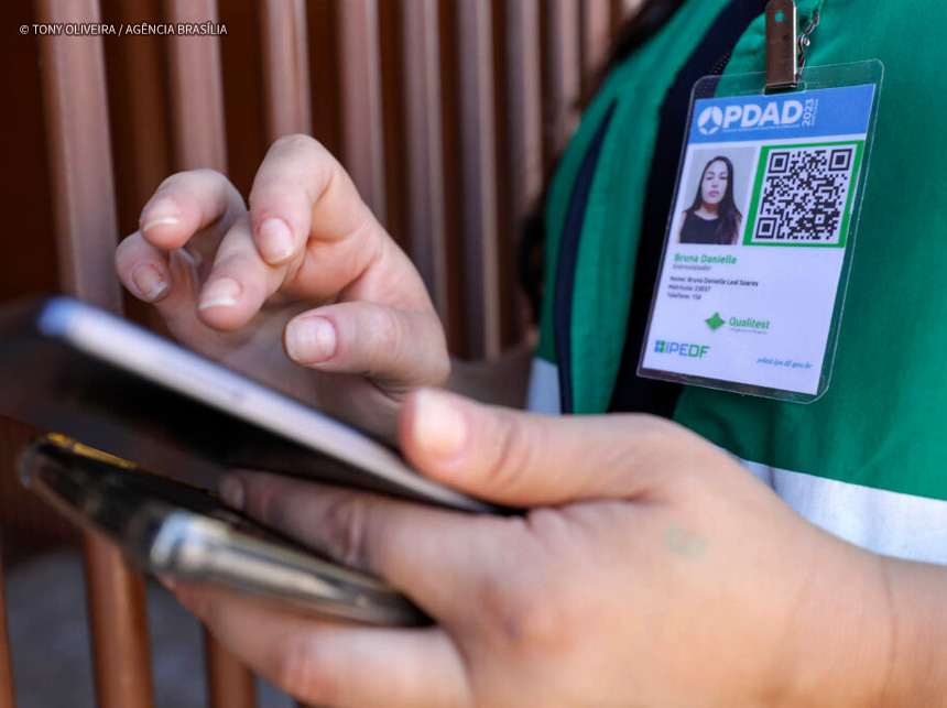 População poderá verificar identificação dos entrevistadores da PDAD