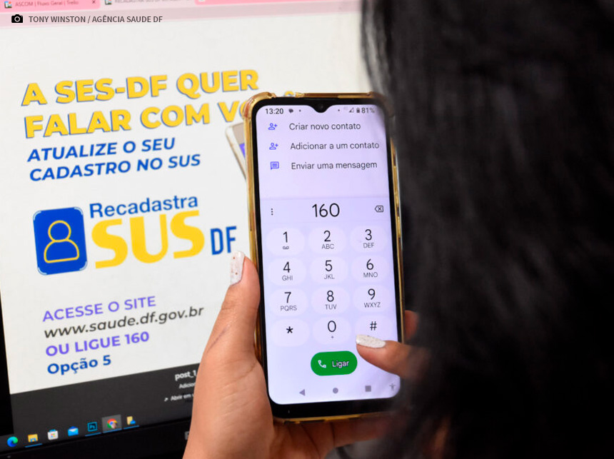 Mais de 716 mil pessoas já atualizaram o cadastro junto ao SUS no DF