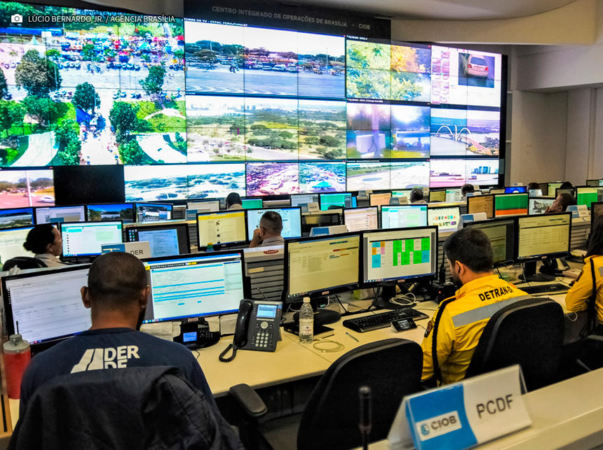 Videomonitoramento chega a mais cinco regiões administrativas e ultrapassa mil câmeras no DF