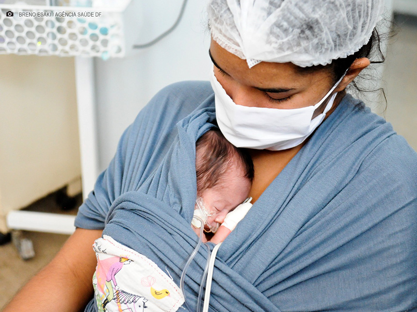 Secretaria de Saúde institui comissão inédita de promoção do método canguru no DF