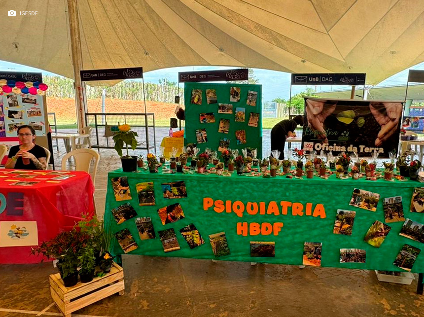 Psiquiatria do HBDF marca presença na 10ª Edição do Encontro da Arte de Saúde Mental (EDA) do DF