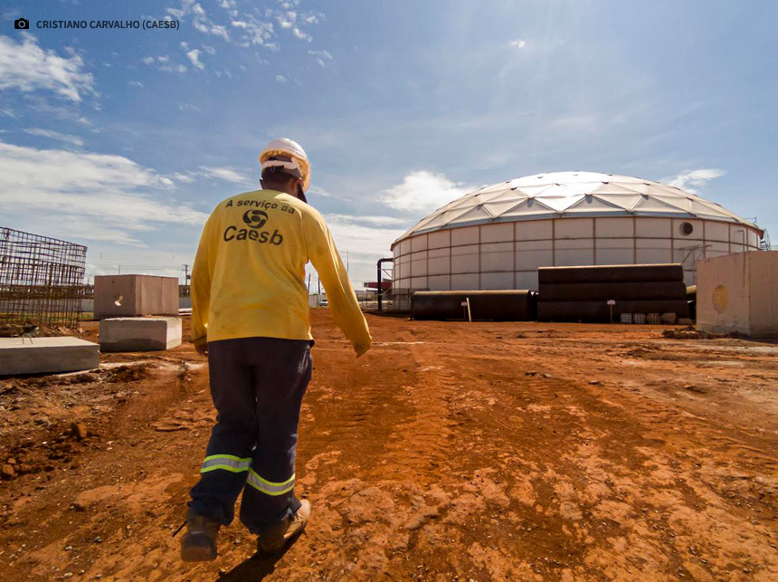 Águas Lindas recebe novo reservatório de água de consórcio entre Caesb e Saneago