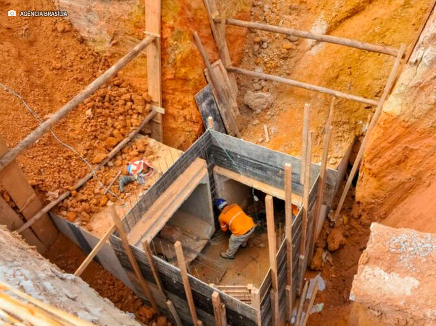 Financiamento garante obras no Sol Nascente e Drenar Taguatinga