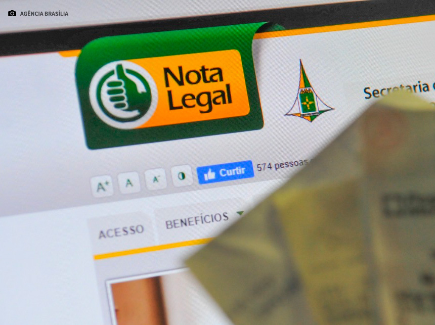 Mais de 1 milhão de contribuintes estão habilitados para o sorteio do Nota Legal no DF