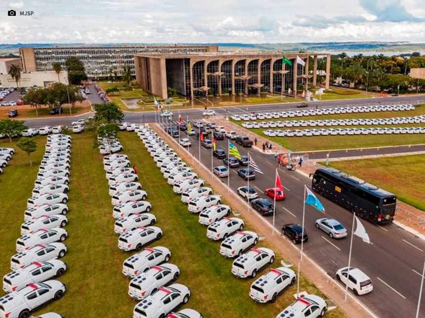Governo Federal entrega 700 viaturas e repassa R$ 78 milhões aos estados para investimentos na segurança pública