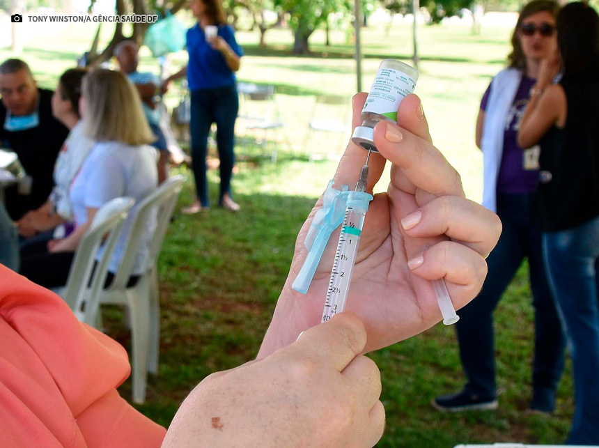Treze regiões administrativas terão vacinação nesse fim de semana