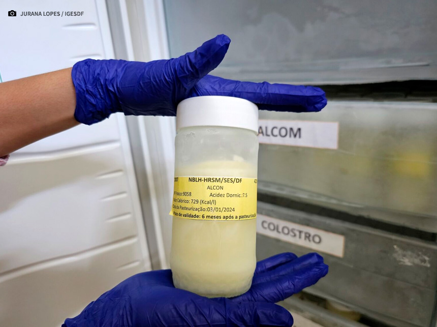 Banco de Leite Humano do HRSM arrecada 2,9 mil litros de leite materno em 2023