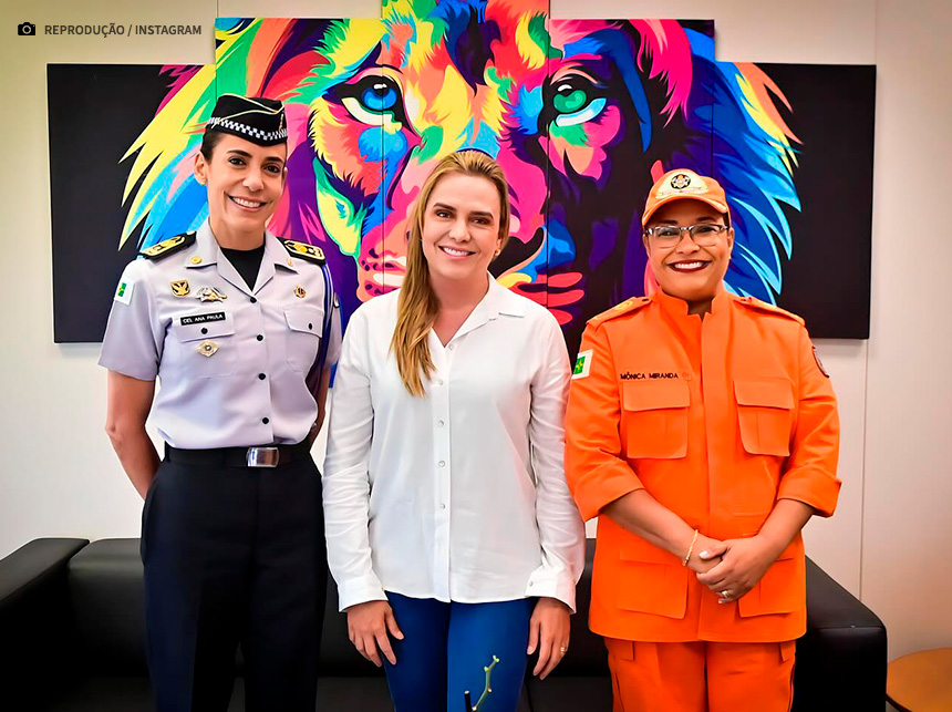 Celina Leão empossa coronel Ana Paula Barros Habka, nova comandante da PMDF