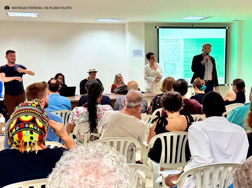 Pré-conferência de cultura é realizada no Plano Piloto