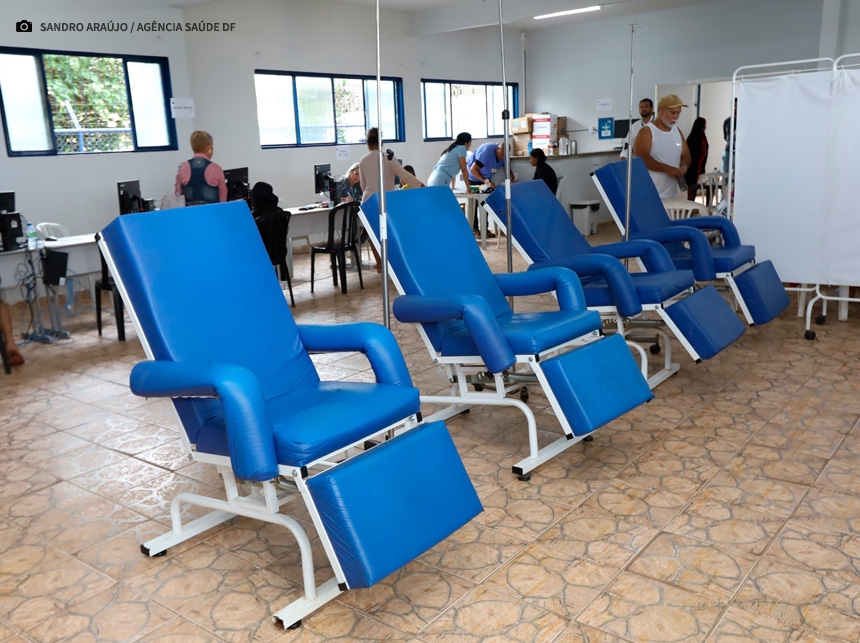 Ceilândia ganha espaço para atender pessoas com sintomas de dengue