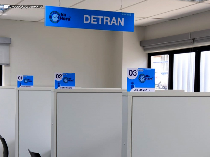 Detran-DF faz ajustes em serviços prestados nos postos do Na Hora